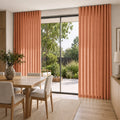Isabella Cotton S-fold Curtains with Belt Hook - Leo Track
