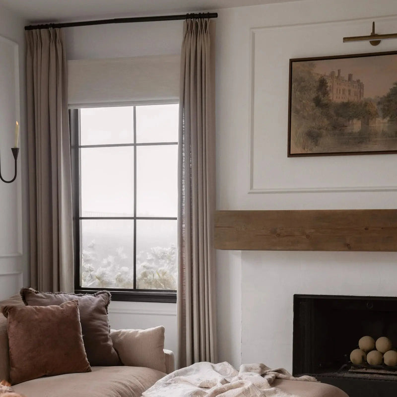 Isabella Heavyweight Cotton Pleated Curtains