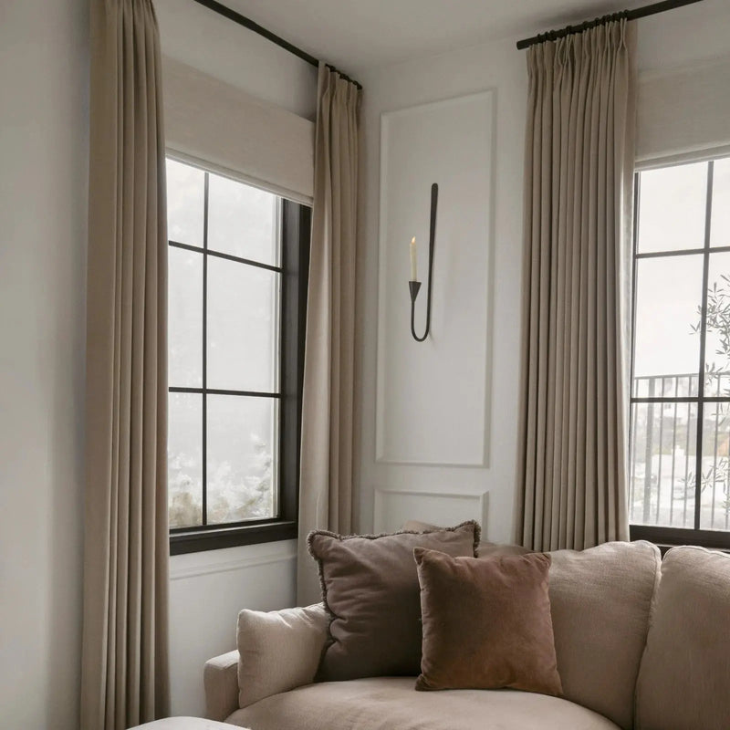 Isabella Heavyweight Cotton Pleated Curtains