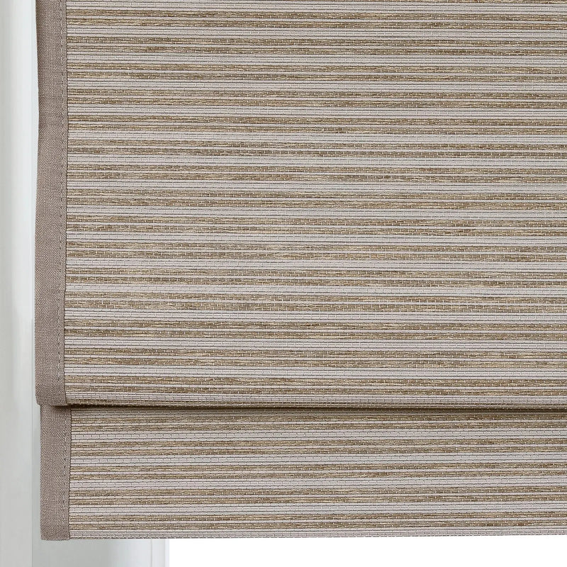 Rae Natural Ramie Flax Woven Wood Blinds - Series C