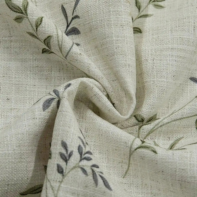 Holly Botanical Boho Pleated Curtains