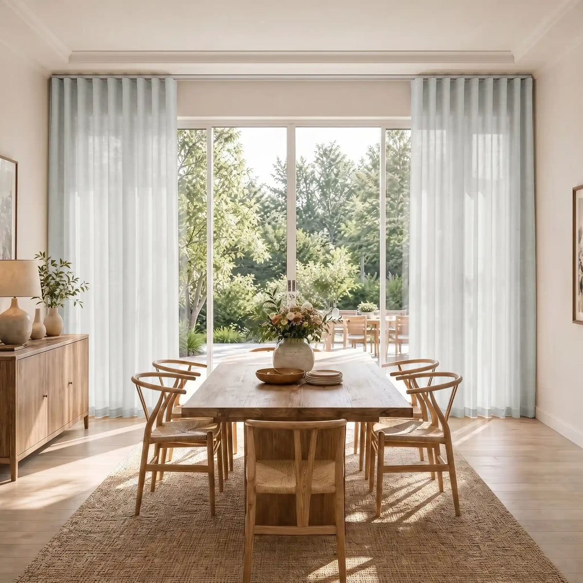 Liz Linen S-fold Curtains with Snap Tape - Lora Track