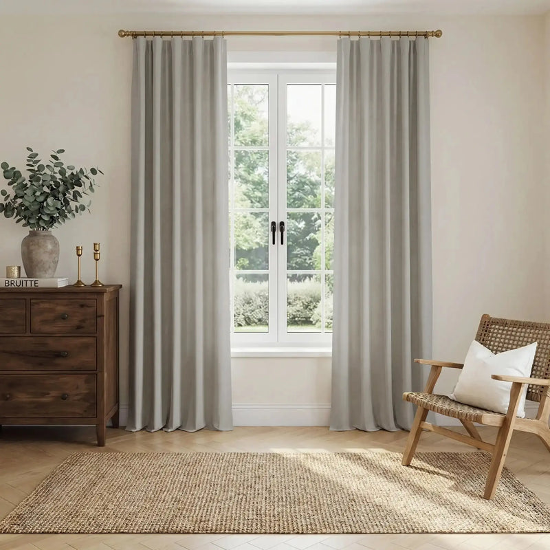 Liz Linen Soft Top Curtains