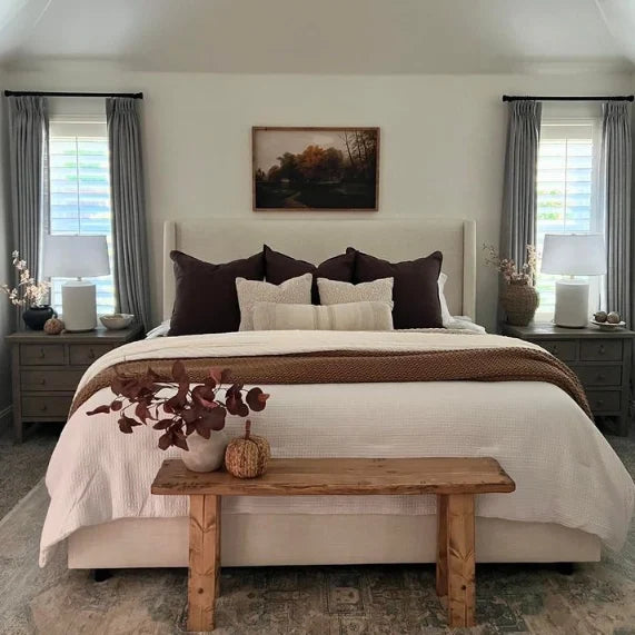 Liz Linen Pleated Curtains