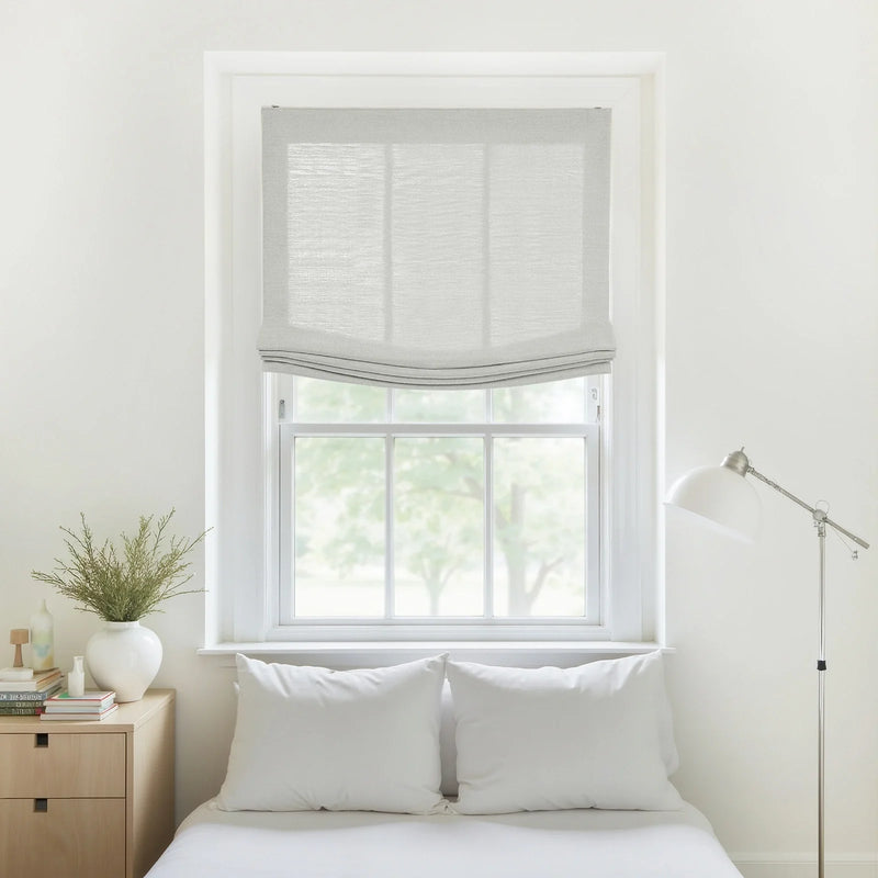 Liz Linen Relaxed Roman Blind Cord Lift