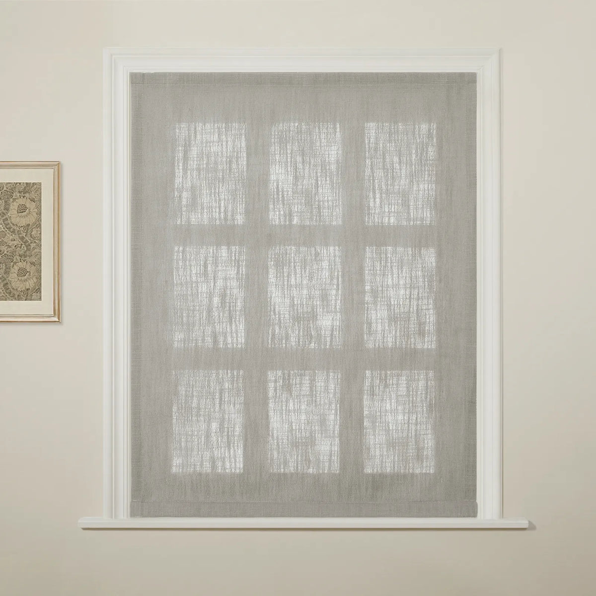 Liz Linen Flat Roman Blind Cord Lift