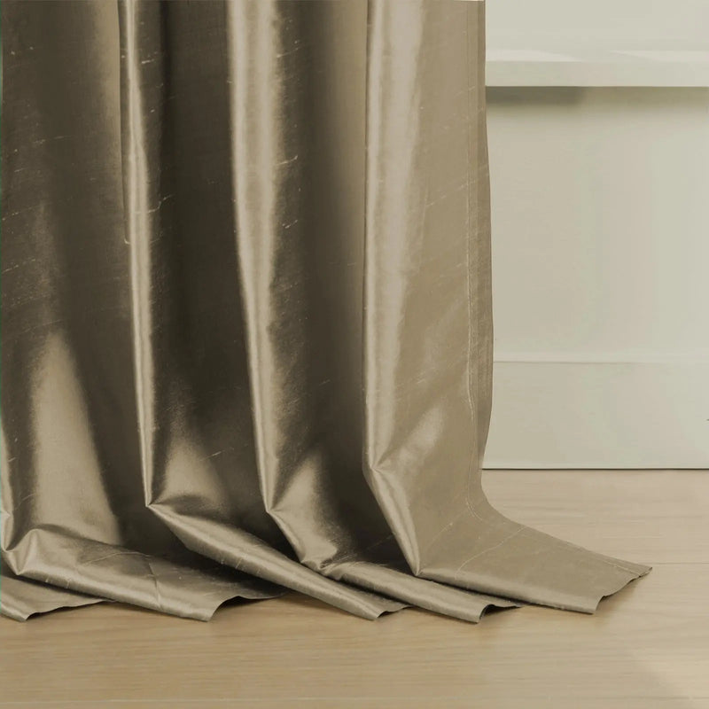 Selman Dupioni Silk Pleated Curtain