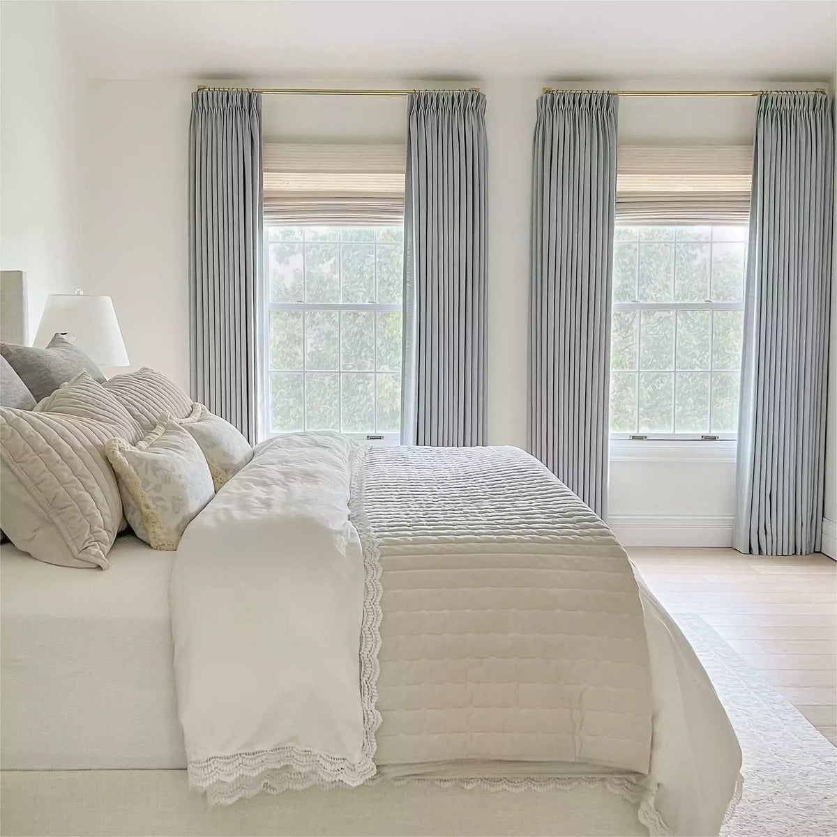 Isabella Heavyweight Cotton Pleated Curtains