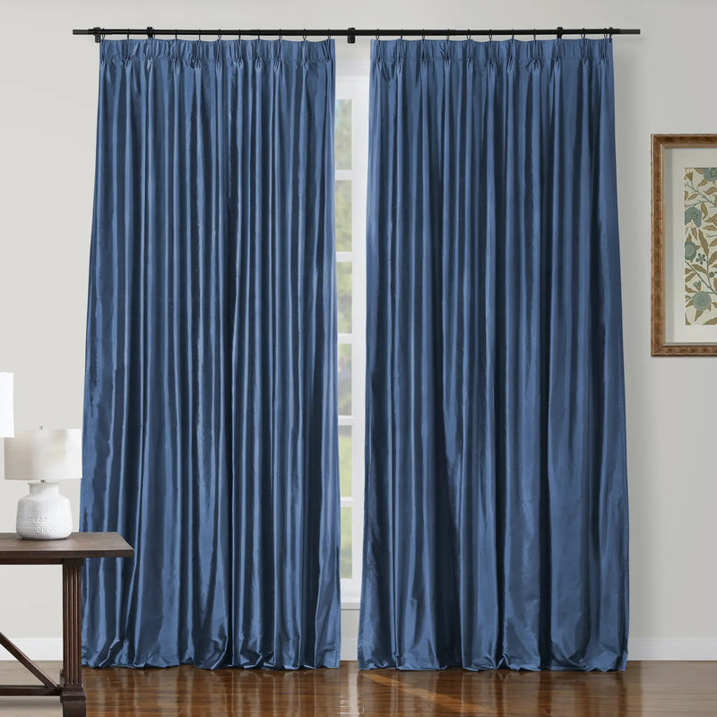 Selman Dupioni Silk Pleated Curtain