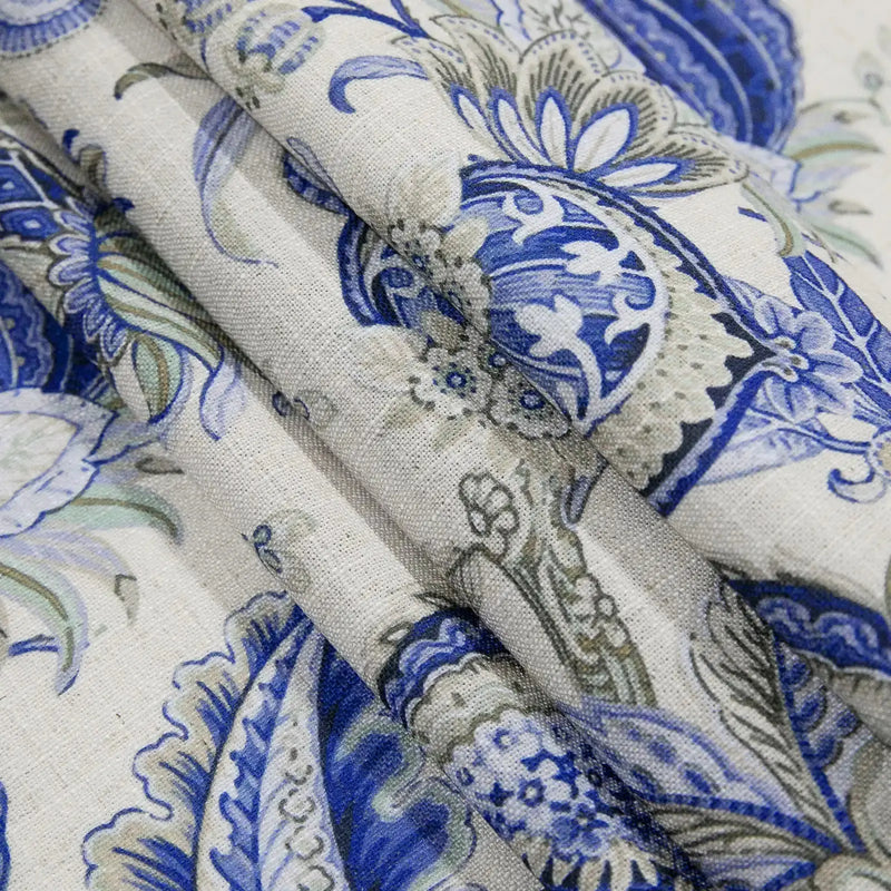 Holly Botanical Boho Pleated Curtains