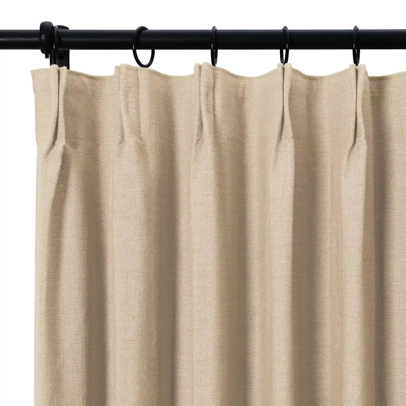 Isabella Heavyweight Cotton Pleated Curtains