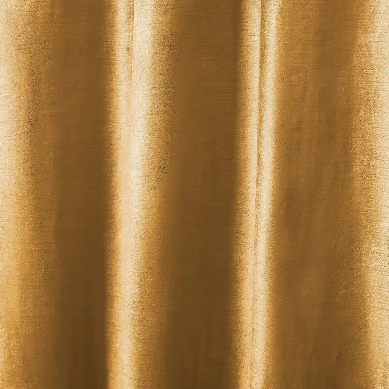 Veda Lustrous Cotton Velvet Pleated Curtains