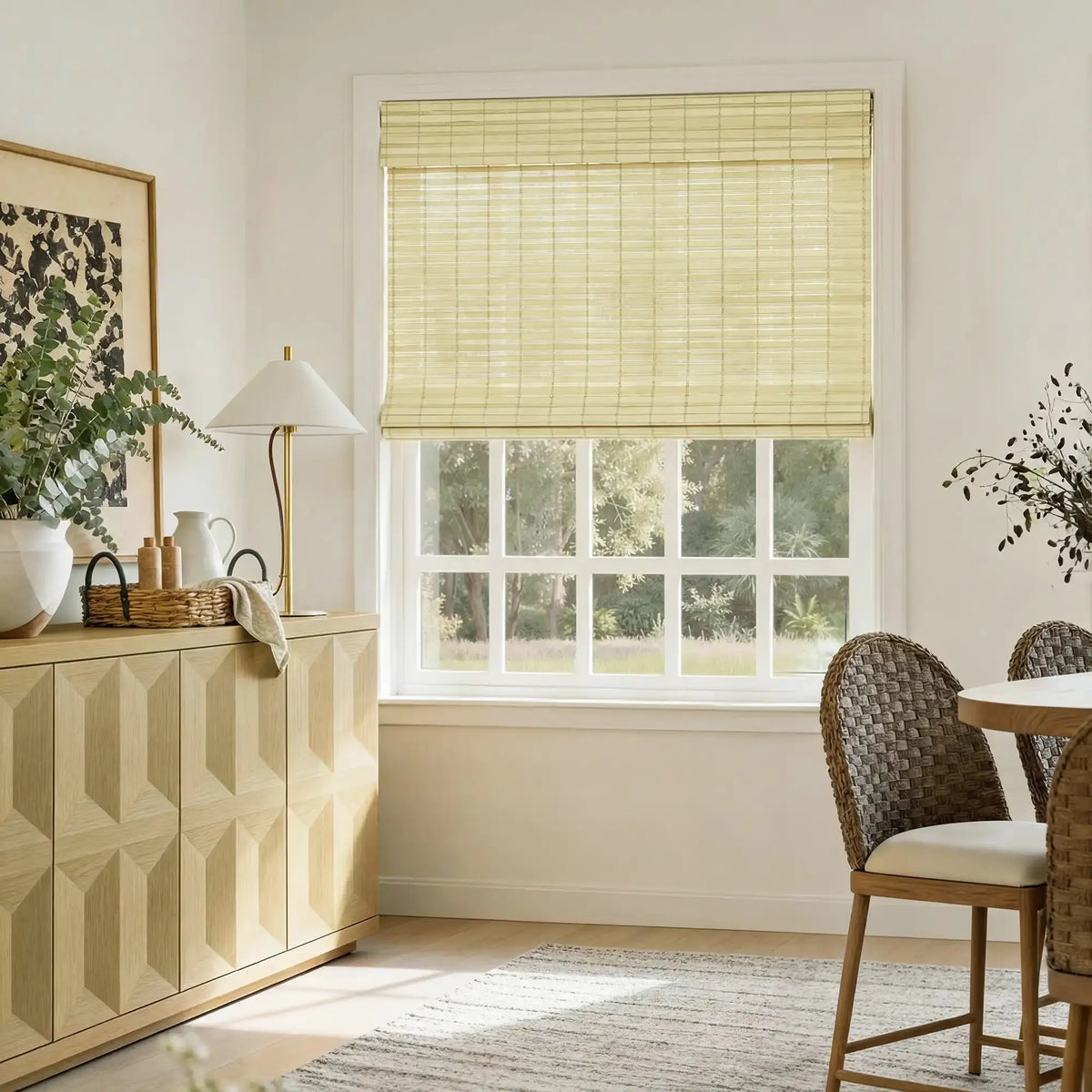 Rae Natural Bamboo Woven Blinds - Series S