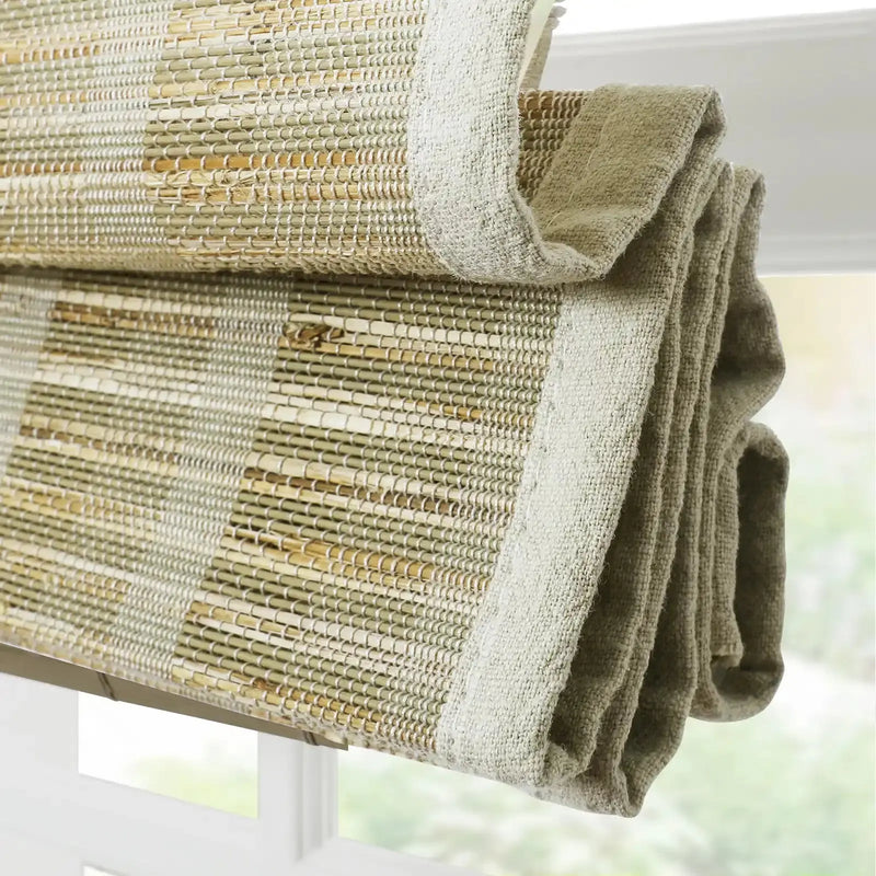 Rae Natural Ramie Bamboo Woven Blinds - Series P