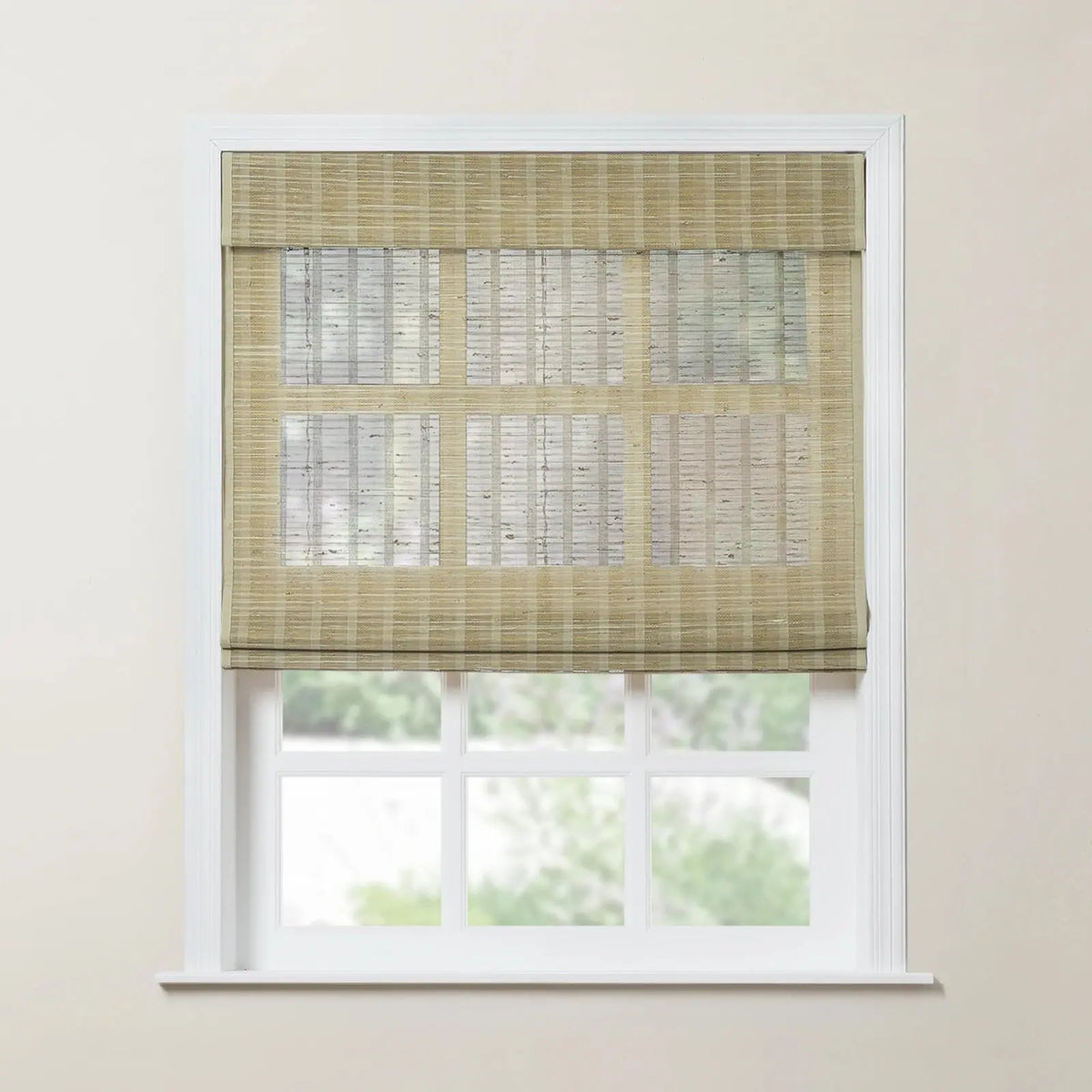 Rae Natural Ramie Bamboo Woven Blinds - Series P