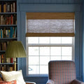 Rae Natural Ramie Flax Woven Wood Blinds - Series C
