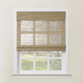 Rae Natural Ramie Flax Woven Wood Blinds - Series C