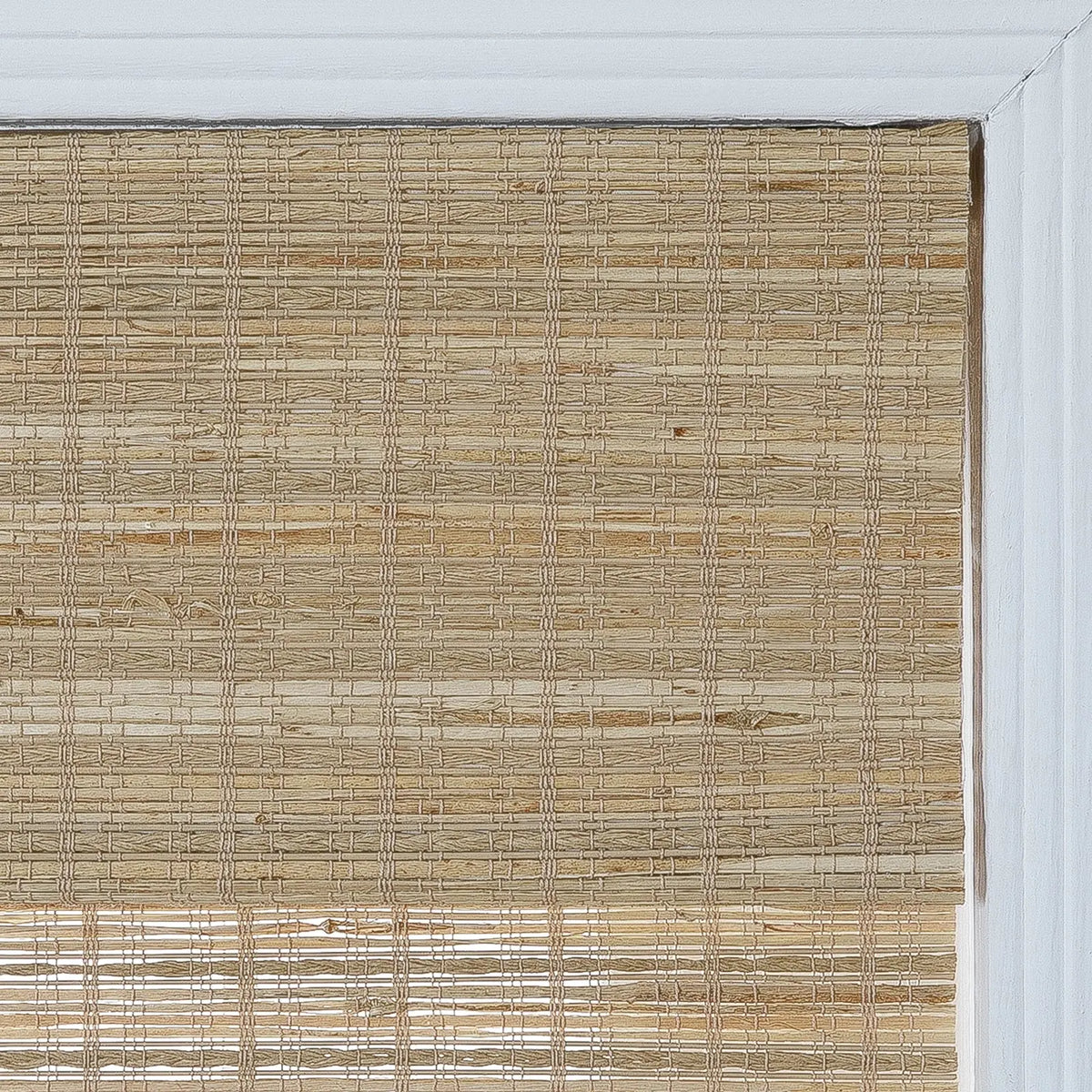 Rae Natural Ramie Flax Woven Wood Blinds - Series C