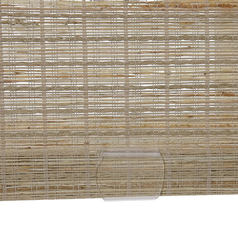 Rae Natural Ramie Flax Woven Wood Blinds - Series C