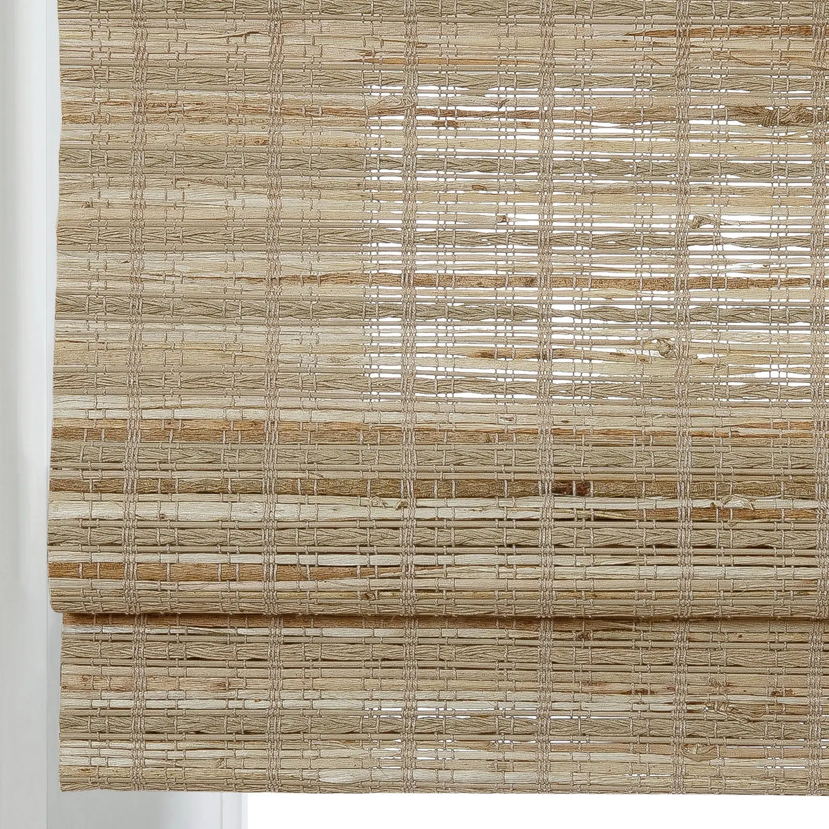 Rae Natural Ramie Flax Woven Wood Blinds - Series C