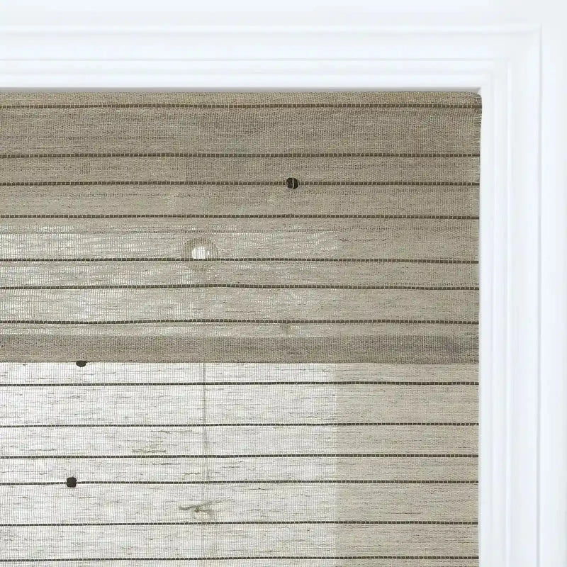 Rae Natural Ramie Jute Woven Wood Blinds - Series M