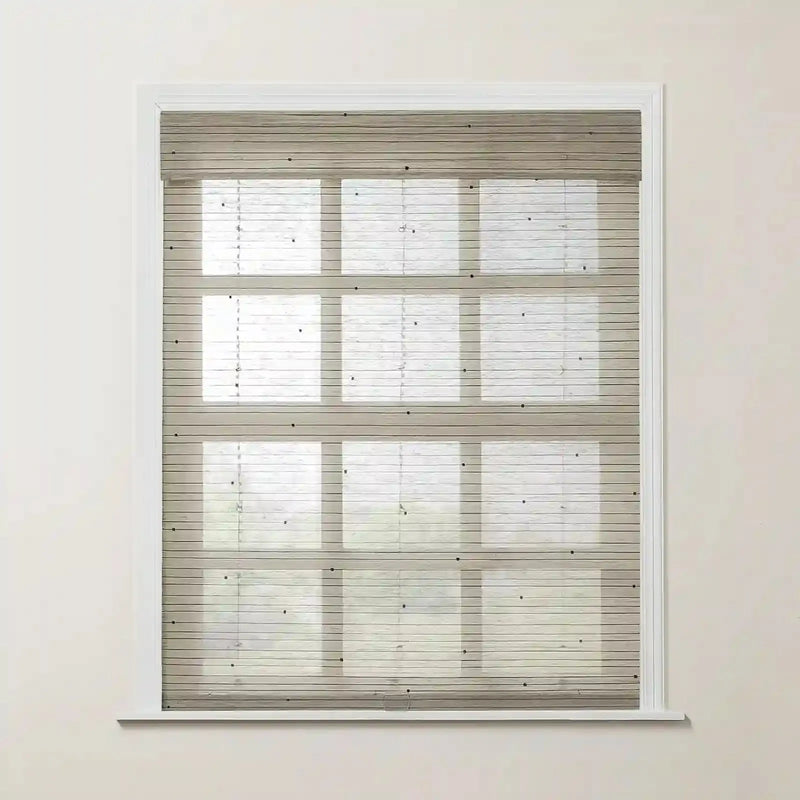 Rae Natural Ramie Jute Woven Wood Blinds - Series M