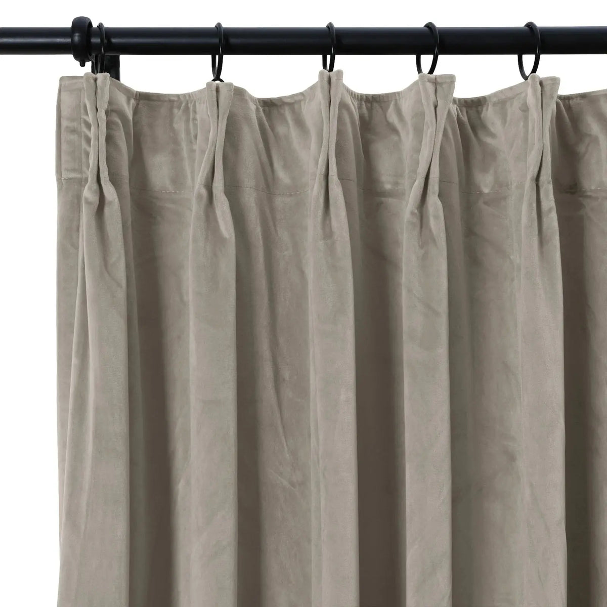 Birkin Velvet Pleated Curtains