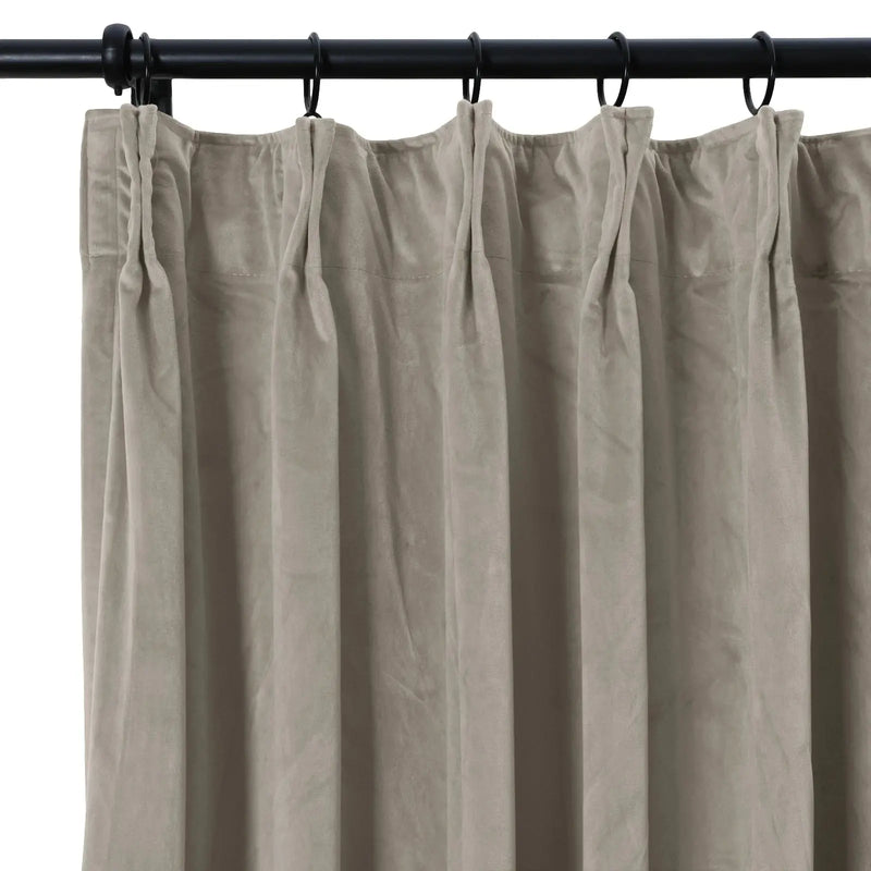 Birkin Velvet Pleated Curtains