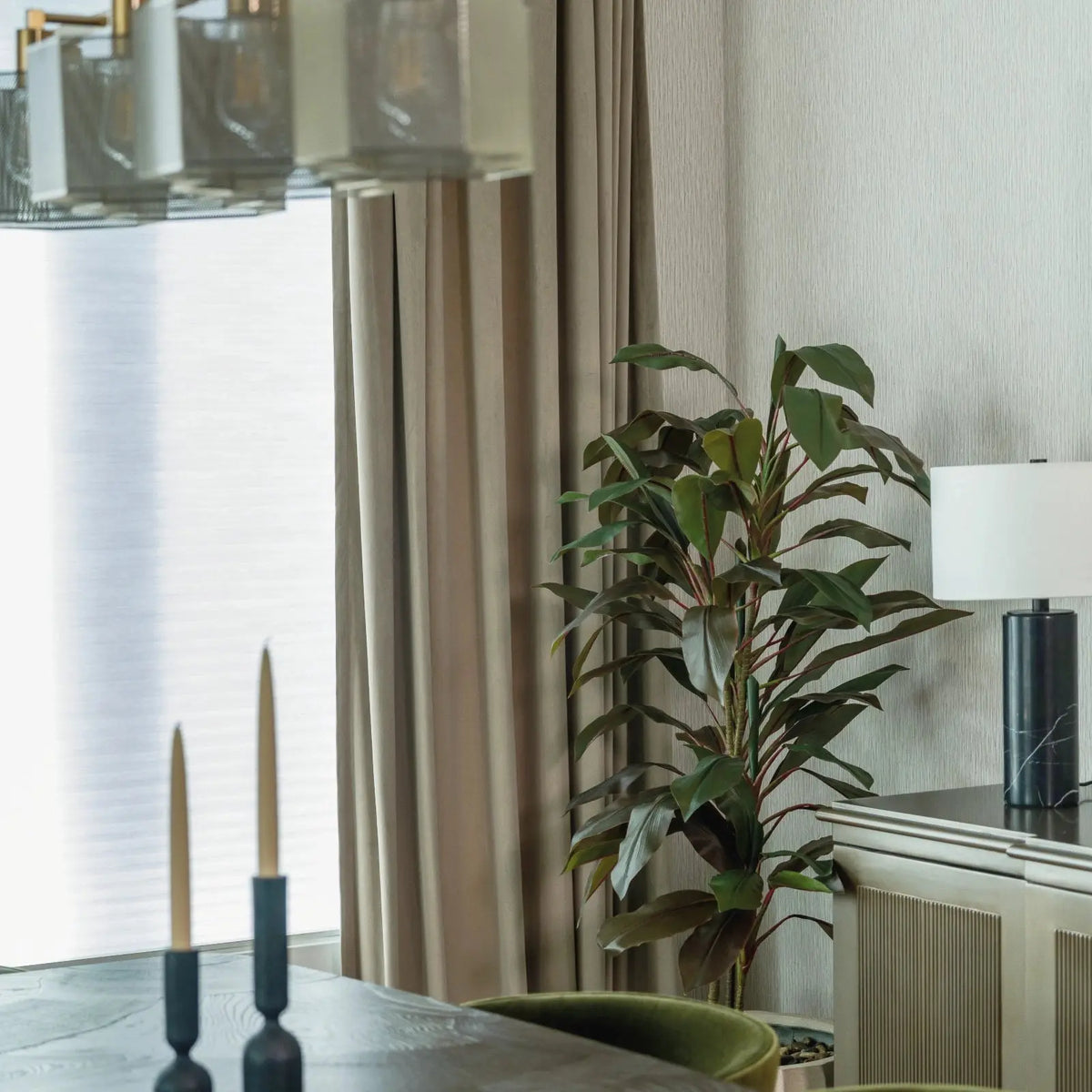 Birkin Velvet Pleated Curtains