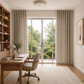 Jawara Linen Cotton S-fold Curtain with Belt Hook - Lora Track