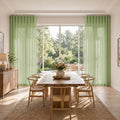 Liz Linen S-fold Curtains with Snap Tape - Lora Track