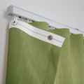 Liz Linen Ripple Fold Drapery with Snap Tape - Lora Track- -TWOPAGES