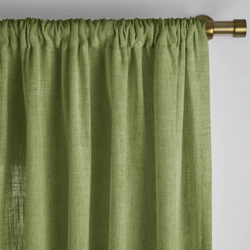 Liz Linen Soft Top Curtains