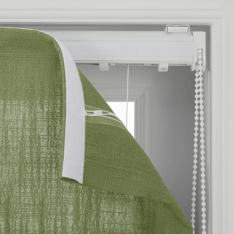 Liz Linen Flat Roman Blind Cord Lift