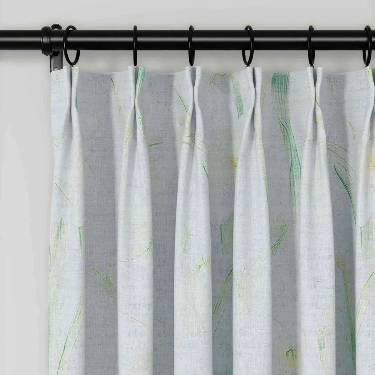 Holly Botanical Boho Pleated Curtains