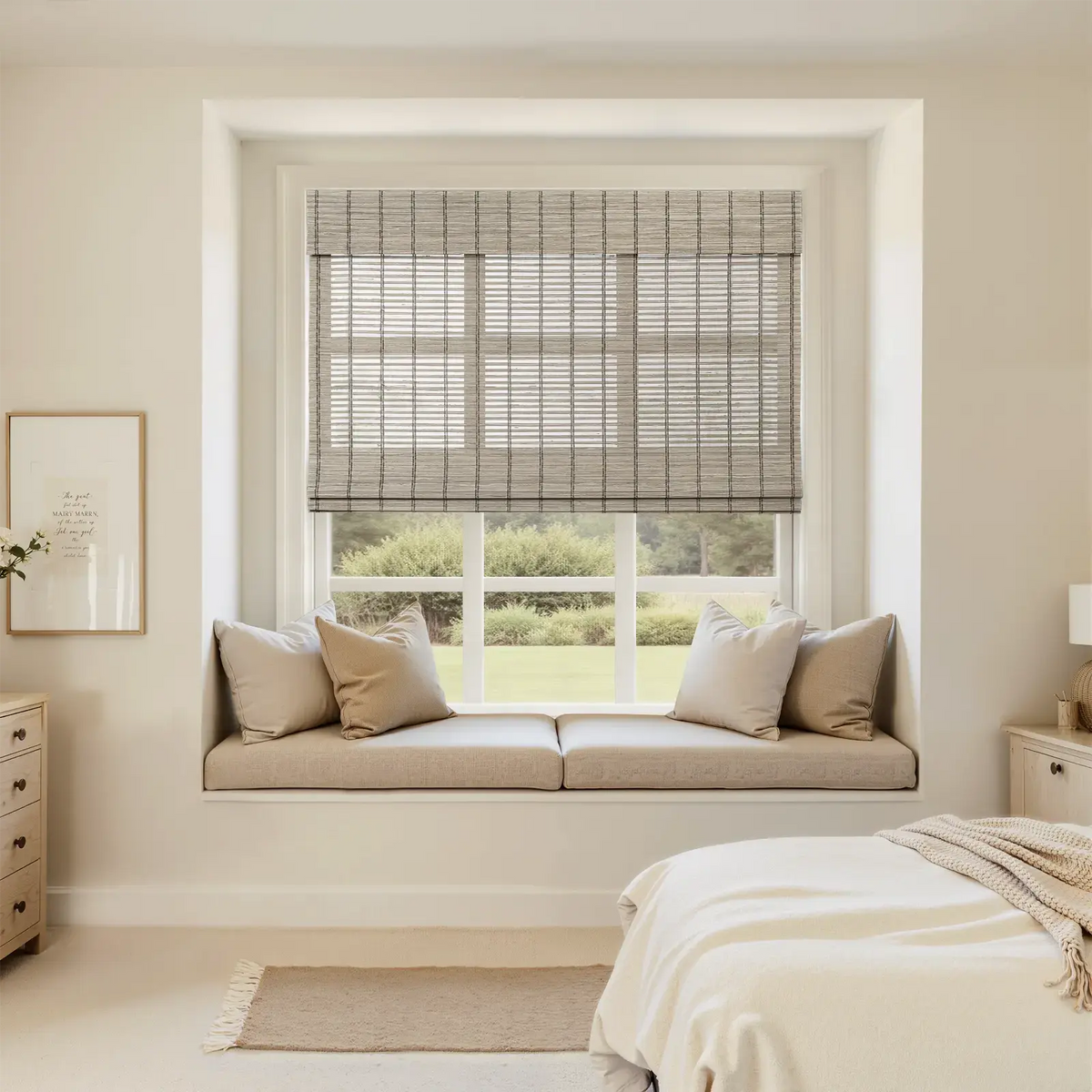 Rae Natural Bamboo Woven Blinds - Series S