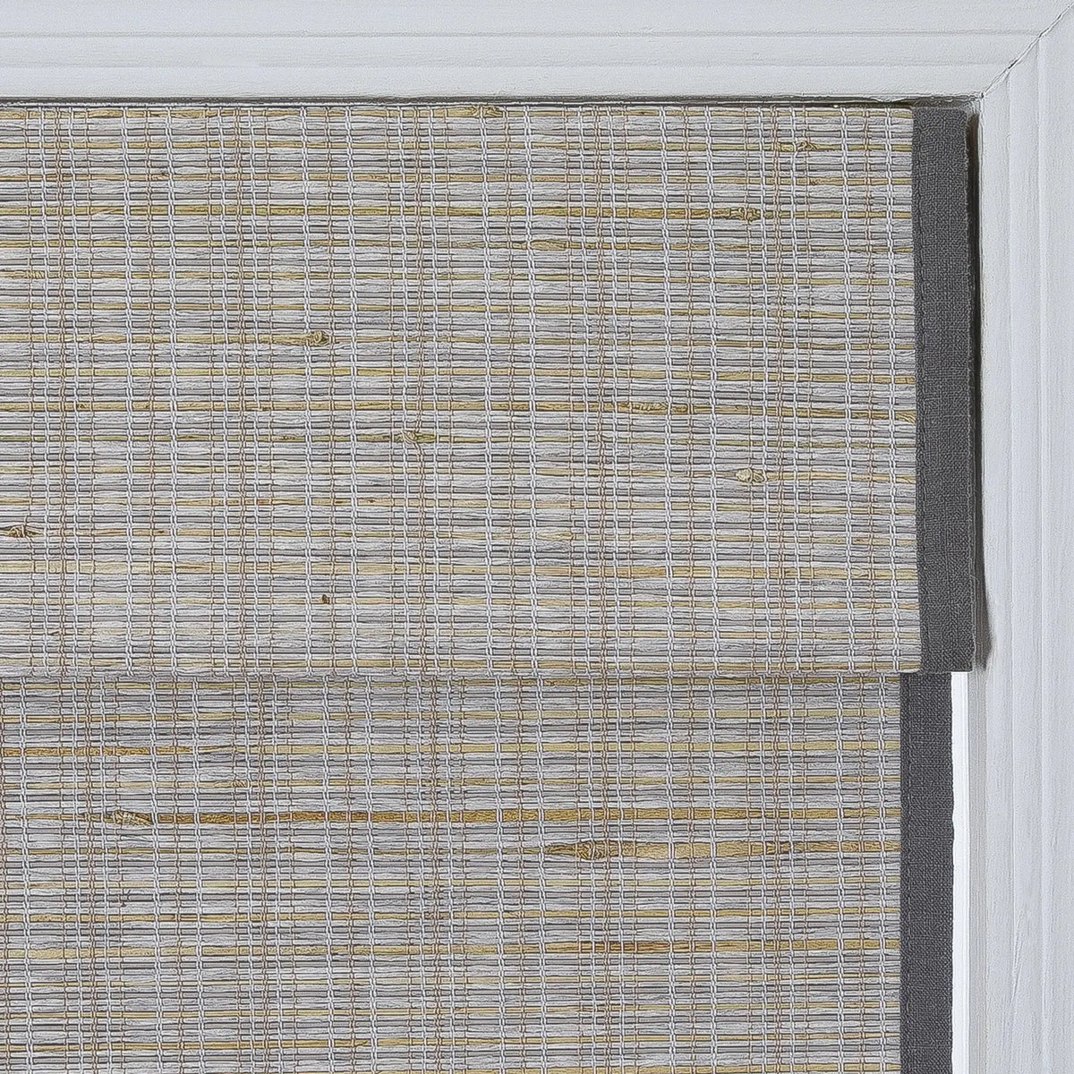 Rae Natural Ramie Flax Woven Wood Blinds - Series C