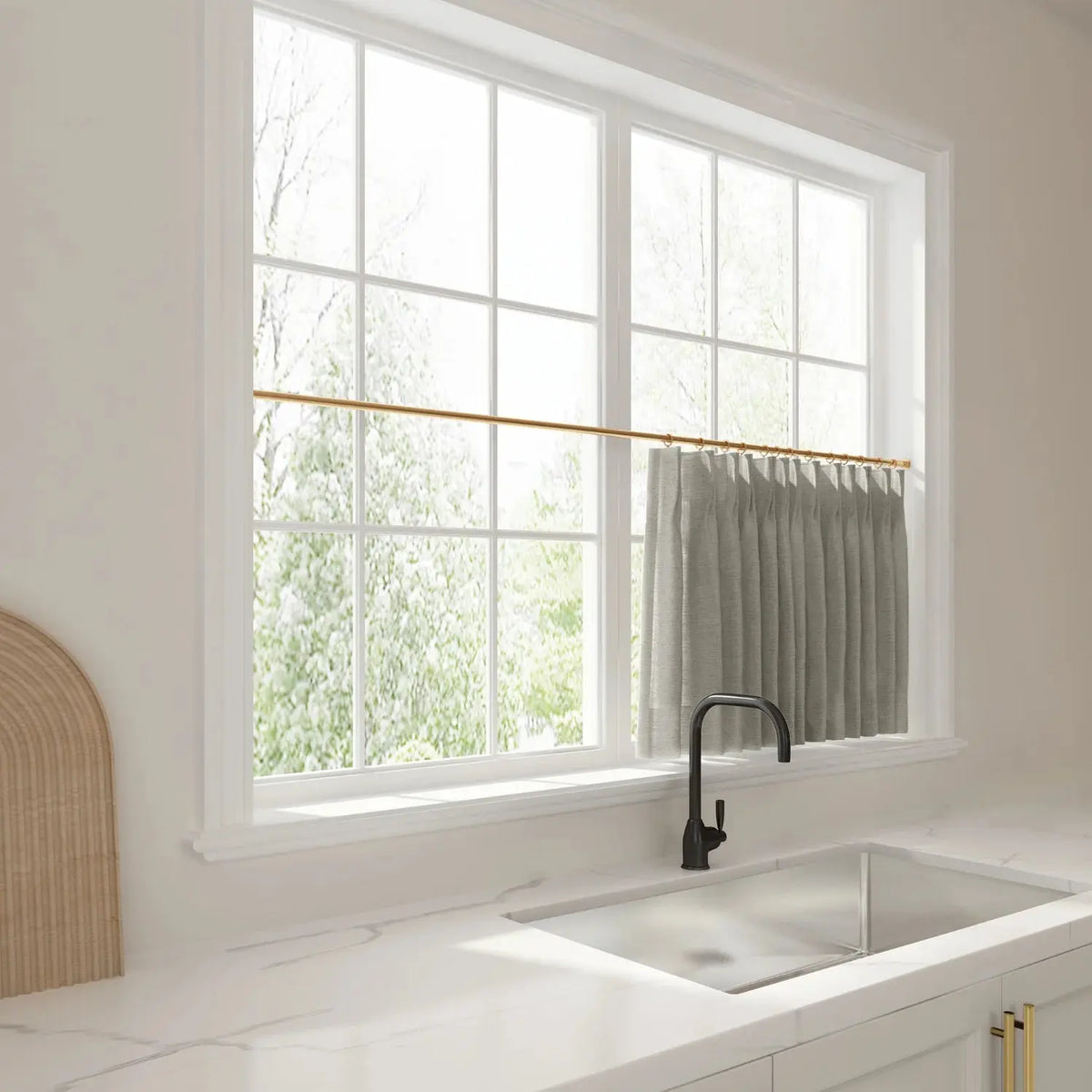 Liz Linen Cafe Curtains