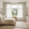 Liz Linen S-fold Curtain with Belt Hook - Leo Track