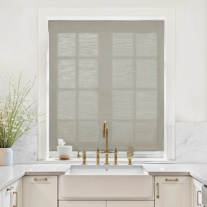Liz Linen Relaxed Roman Blind Cord Lift