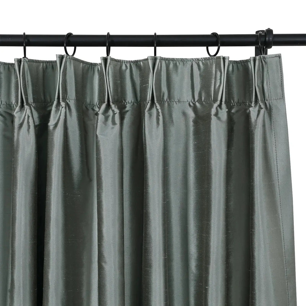 Selman Dupioni Silk Pleated Curtain