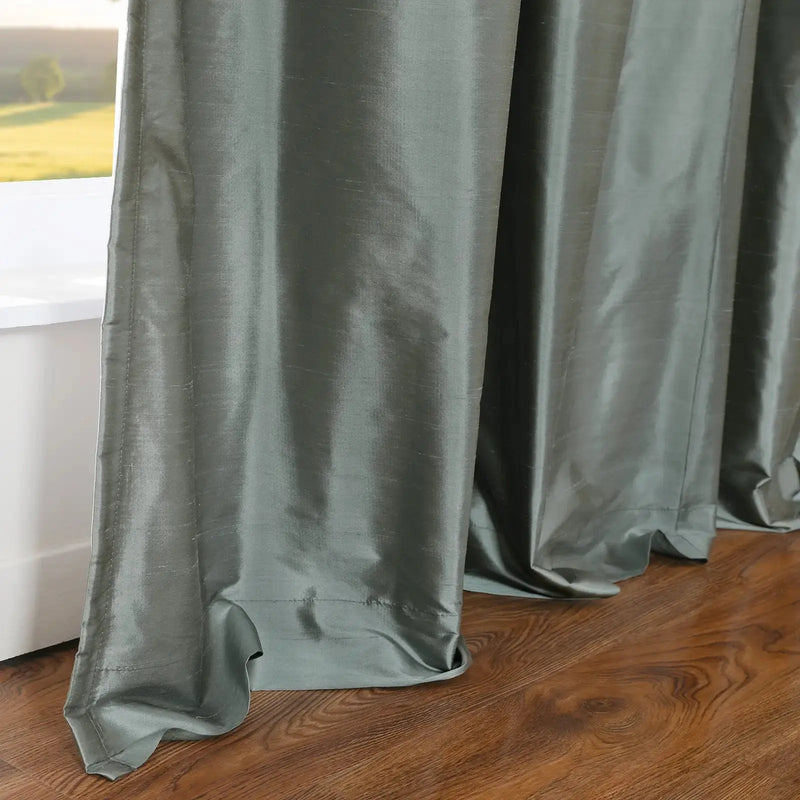 Selman Dupioni Silk Pleated Curtain