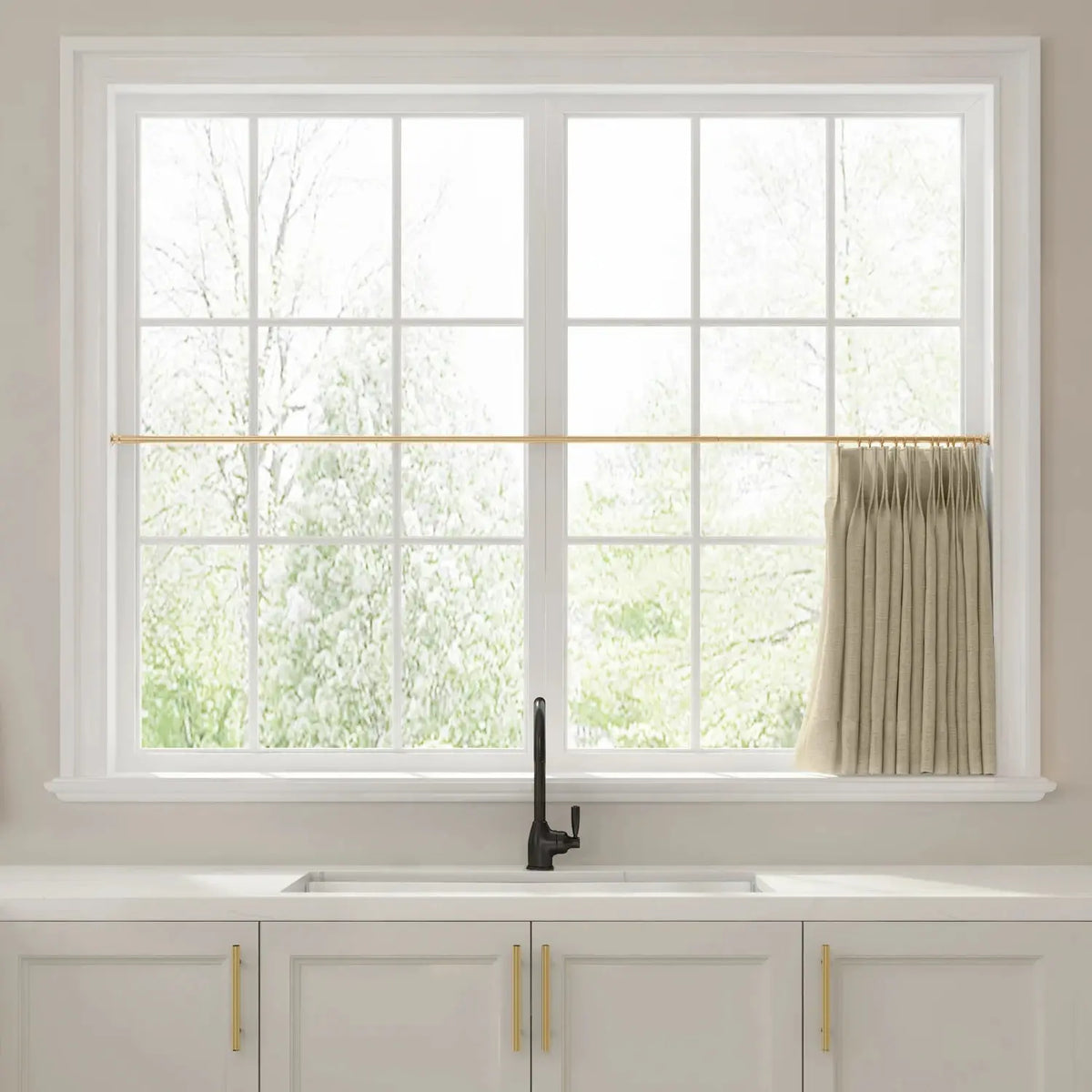 Liz Linen Cafe Curtains