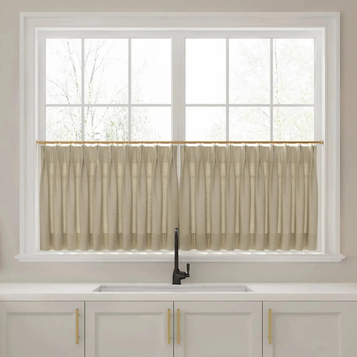 Liz Linen Cafe Curtains