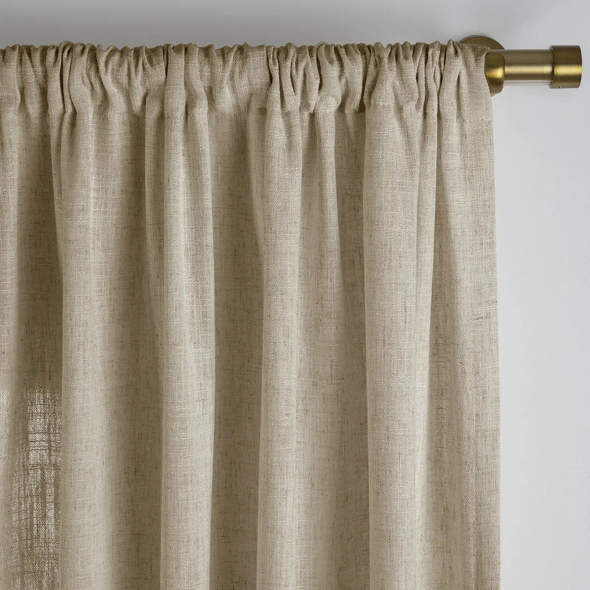 Liz Linen Soft Top Curtains