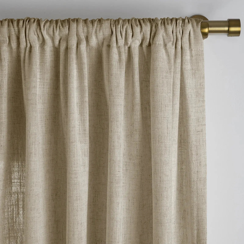 Liz Linen Soft Top Curtains