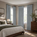 Lila Blockout Pleated Curtains