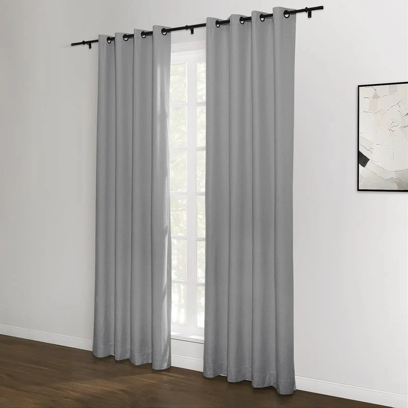 Lila Blockout Eyelet Curtains