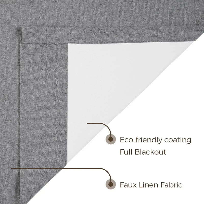 Lila Blockout Pleated Curtains