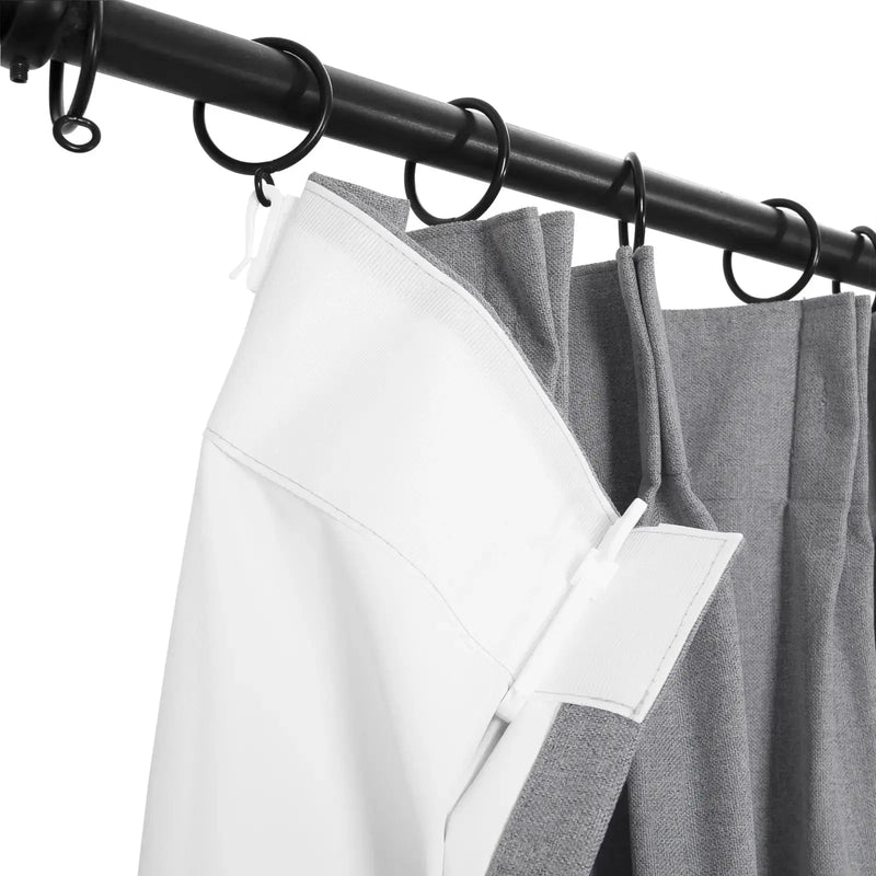 Lila Blockout Pleated Curtains